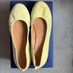 JCrew suede ballet flats.